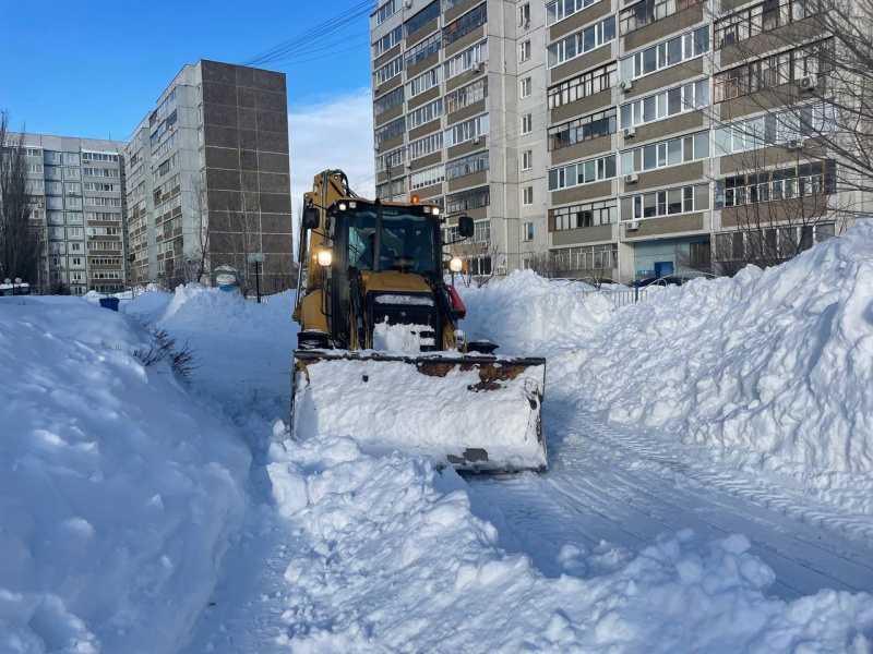 В Ульяновске при содействии депутатов УГД продолжаются работы по расчистке снега