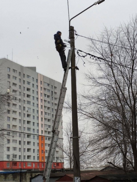 В Ульяновске продолжается активное восстановление уличного освещения 