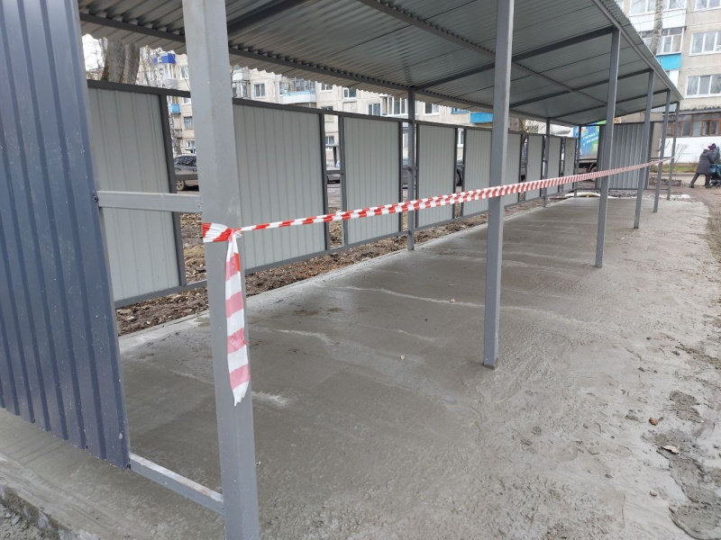 В Ульяновске продолжают обустройство контейнерных площадок