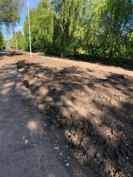 В сквере Антонова заменили 25 опор освещения