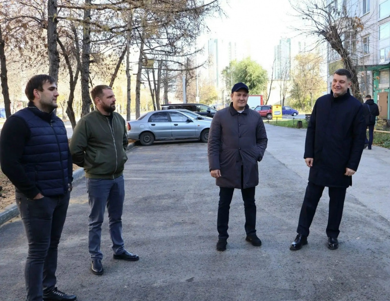 На Полбина, 44 устранили замечания по асфальтированию парковочной зоны