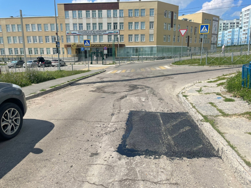 В микрорайоне «Репино» стартовал долгожданный ремонт дорог
